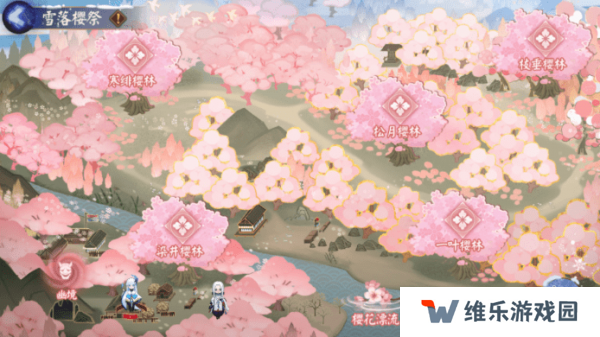 阴阳师雪女的馈赠活动攻略 雪女的馈赠全樱林路线图