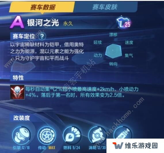qq飞车手游银河之光怎么改装 银河之光分支改装攻略图片2
