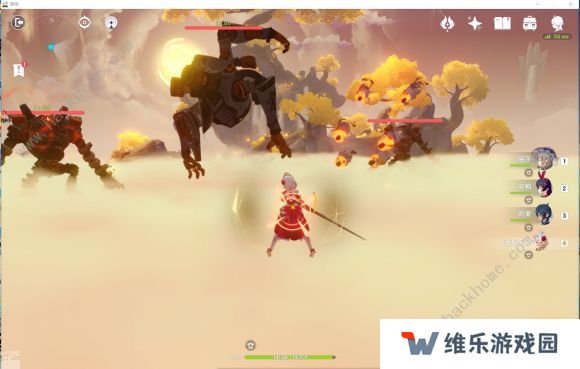 原神大地风与火成就攻略 怎么2秒内触发冰水火雷4种元素图片2