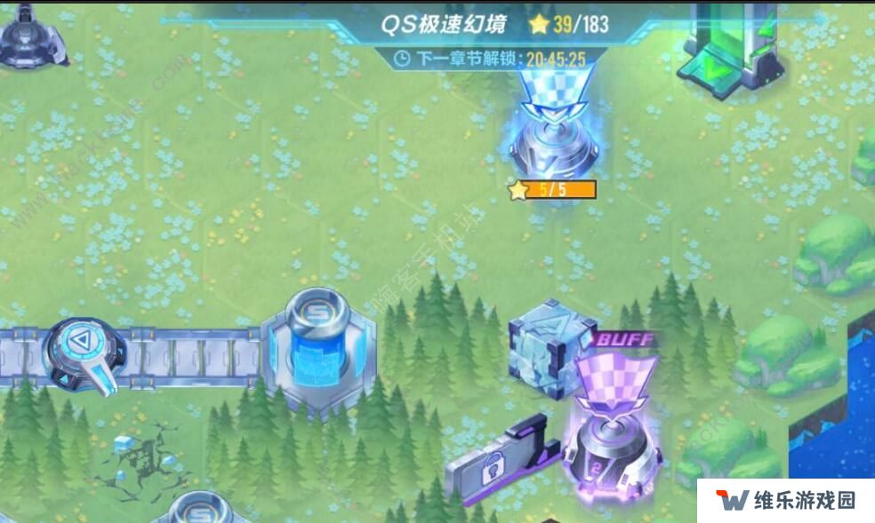 QQ飞车手游QS极速幻境幻镜双生第一章怎么过 幻镜双生第一章攻略图片1