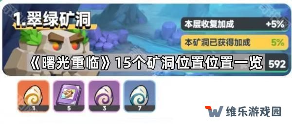 曙光重临所有矿洞分布位置汇总-15个矿洞位置位置一览