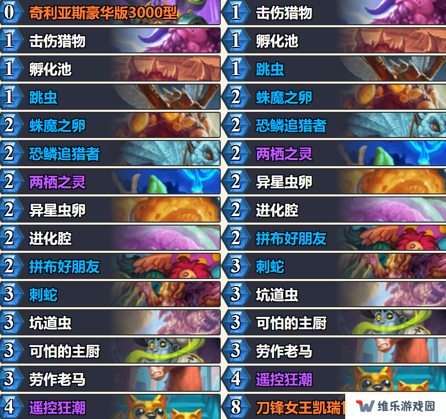 炉石传说标准快攻蛋猎卡组怎么搭配 炉石传说标准快攻蛋猎推荐4月