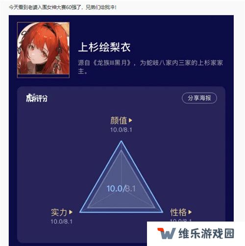 今年虎扑女神大赛，《龙族》粉丝集体演了一出“越共探头”