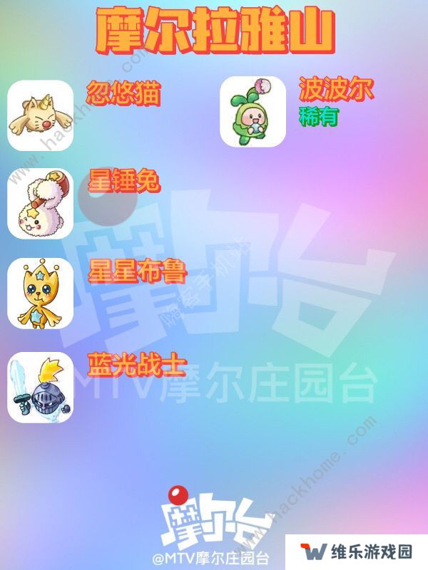 摩尔庄园精灵分布大全 勇士精灵全地图位置总汇图片3