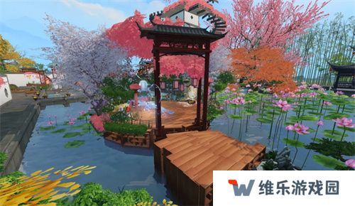 《天下》手游中秘藏的桃源仙境？陶渊明看了都点赞！
